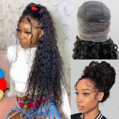 ADESORAES 360 lace frontal drawstring wig for secure fit and natural look