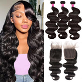 Adigrace body wave bundles with 16-18-20-14; tight weft for natural volume