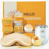 Adlonim Sunshine gift box wrapped for easy gifting and festive birthday surprises.