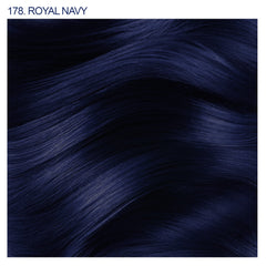 Adore Royal Navy swatches display vivid blue shade and even tone
