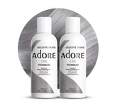 Adore 155 Titanium-gray bottle for vibrant gray coverage at home.