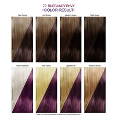 Adore Burgundy Envy vegan cruelty-free formula label highlights ethical hair color choice.