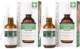 Advanced Clinicals collagen serum bottle showcases hydrating facial care for smoother skin