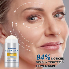 Advanced Retinol Firming Serum Stick on chest shows decollete firming and hydration.