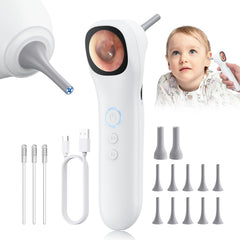Aertnelz Otoscope camera on 1.21 inch screen shows clear ear visuals for home checks