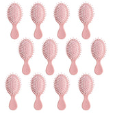 AESPAKO mini wet hair brush color variety for travel detangling.