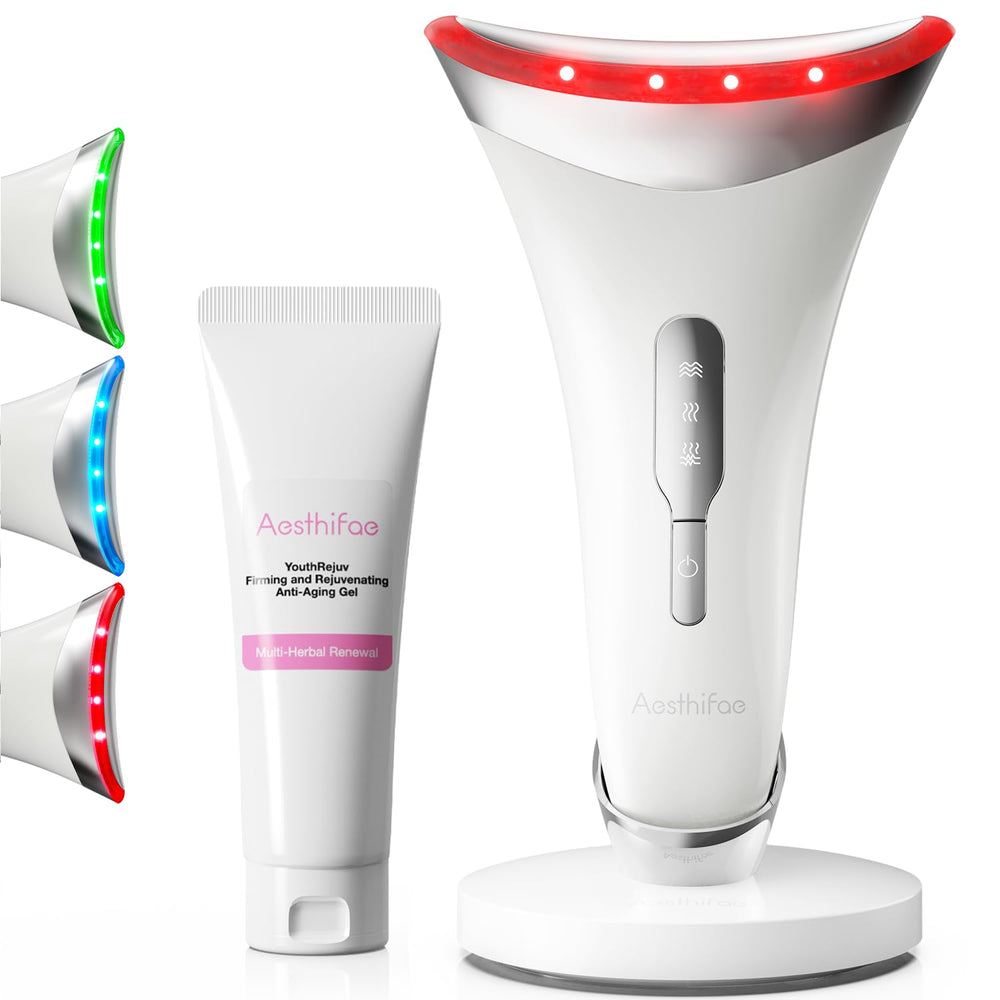 Aesthifae red light therapy face neck device for at-home rejuvenation