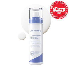 AESTURA ATOBARRIER365 mist spray providing ultra-fine hydration all day.