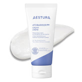 AESTURA ATOBARRIER365 cream tube close-up highlighting barrier support and hydration.