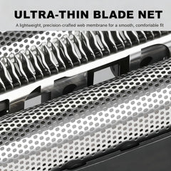 AETUXU ARC5 foil-system close-up highlighting skin-friendly micro-foil design.