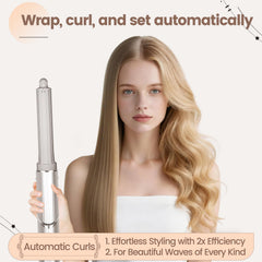 AFDD instant curl direction switch enables inward and outward curls with one barrel.