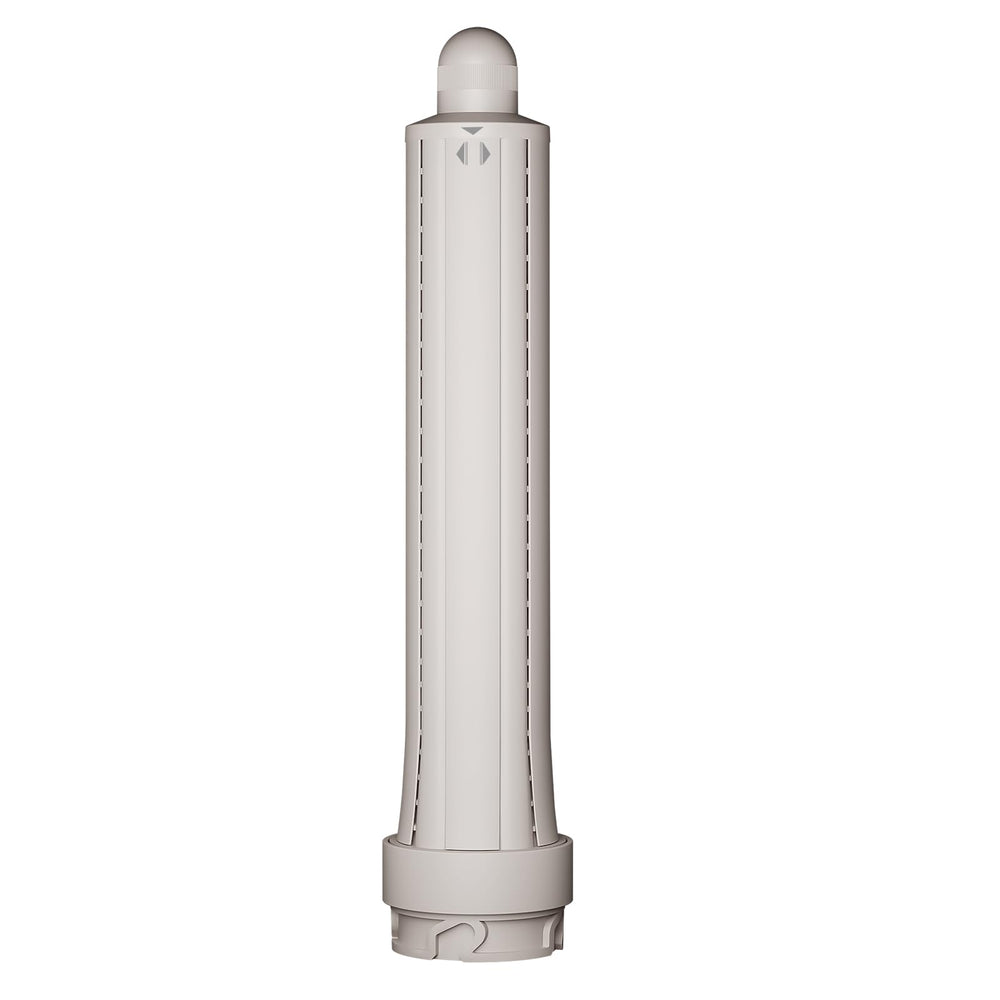 AFDD long hair barrel attachment close-up highlighting tapered barrel for defined curls.