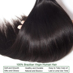 Afeier straight bundles 26-inch bundle wefts create dramatic length and thickness.