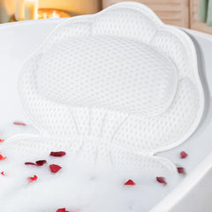 Afitton Bath Pillow ergonomic design supports head and neck during baths