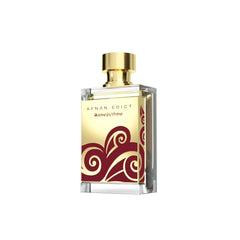 Afnan Edict Amberythme scent profile image highlighting amber, vanilla, and warmth