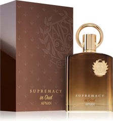 Afnan Supremacy in Oud packaging box, ready for gifting with premium presentation.