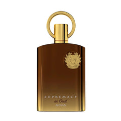Afnan Supremacy Oud bottle with opulent opening notes