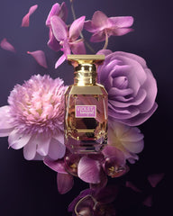 Afnan Violet Bouquet packaging box for gift ready presentation.