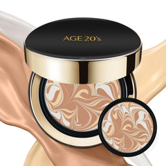 AGE 20's Signature Essence Pact compact with SPF 50+ in 23 Medium Beige for everyday protection