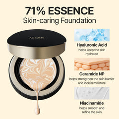 AGE 20's Signature Essence Pact SPF50 compact for daily sun protection.