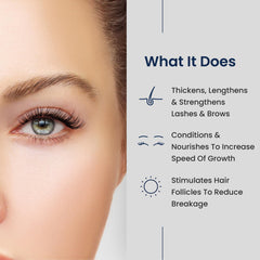 Agelyss Lash & Brow Enhancer brush application demonstrates precise coverage along the lash line.