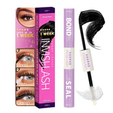 AGGRAD Lash Cluster Bond bottle close-up highlighting long-wear waterproof formula for DIY lashes.