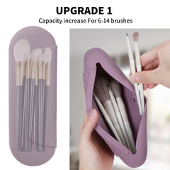 AGIKET magnetic closure image demonstrates anti-fall security for brushes during travel.