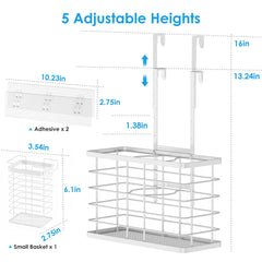 Agotglmi dryer holder mounted on cabinet door frees countertop space
