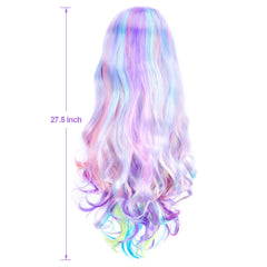 AGPTEK curly wavy wig adds natural texture for photos and events.