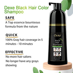 Agthyuve Dexe Hair Dye Shampoo gloves-ready application for quick color.