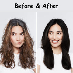Agthyuve hair dye shampoo application steps shown for easy use.