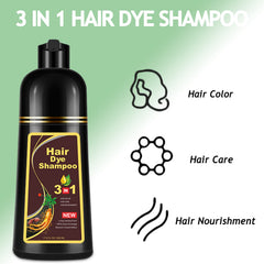 Agthyuve hair dye shampoo foamy-lather captured for smooth, even application.