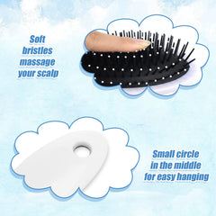 AhlsenL soft gel grip handle offers comfortable control during styling sessions.
