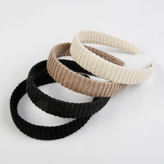 AIBFRID headbands wide knitted soft fabric detail for all-day comfort