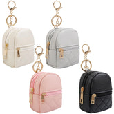AIBFRID mini backpack keychain black keeps essentials organized on the go.
