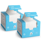 AIDEA face towels two boxes front view ideal for home and travel skincare