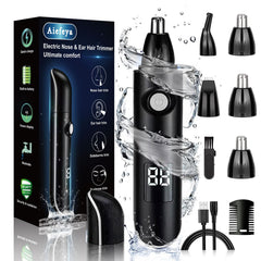 Aiefeya nose trimmer front view highlighting compact, precision grooming.