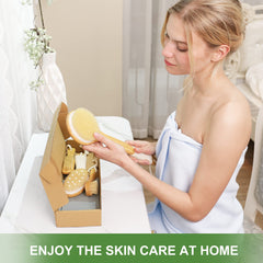 AIFEIVICO cellulite massager brush with natural boar bristles for gentle massage.
