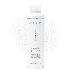 AIIR Shine Spray glossy-finish delivers luminous shine and frizz control for sleek styles.