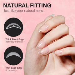 AILLSA jelly gel polish light pink versatile nail looks