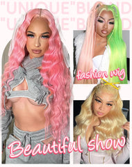 AIMPO 613 blonde wig back view reveals full density and bounce.