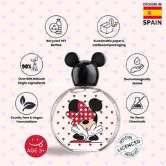 Air-Val Minnie Mouse EDT spray bottle ready for everyday playtime wear