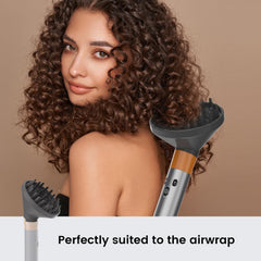 AIRUISH diffuser for Dyson Airwrap works with all models for versatile styling.