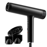 Airyomi hair dryer with 110000rpm motor delivers fast drying.