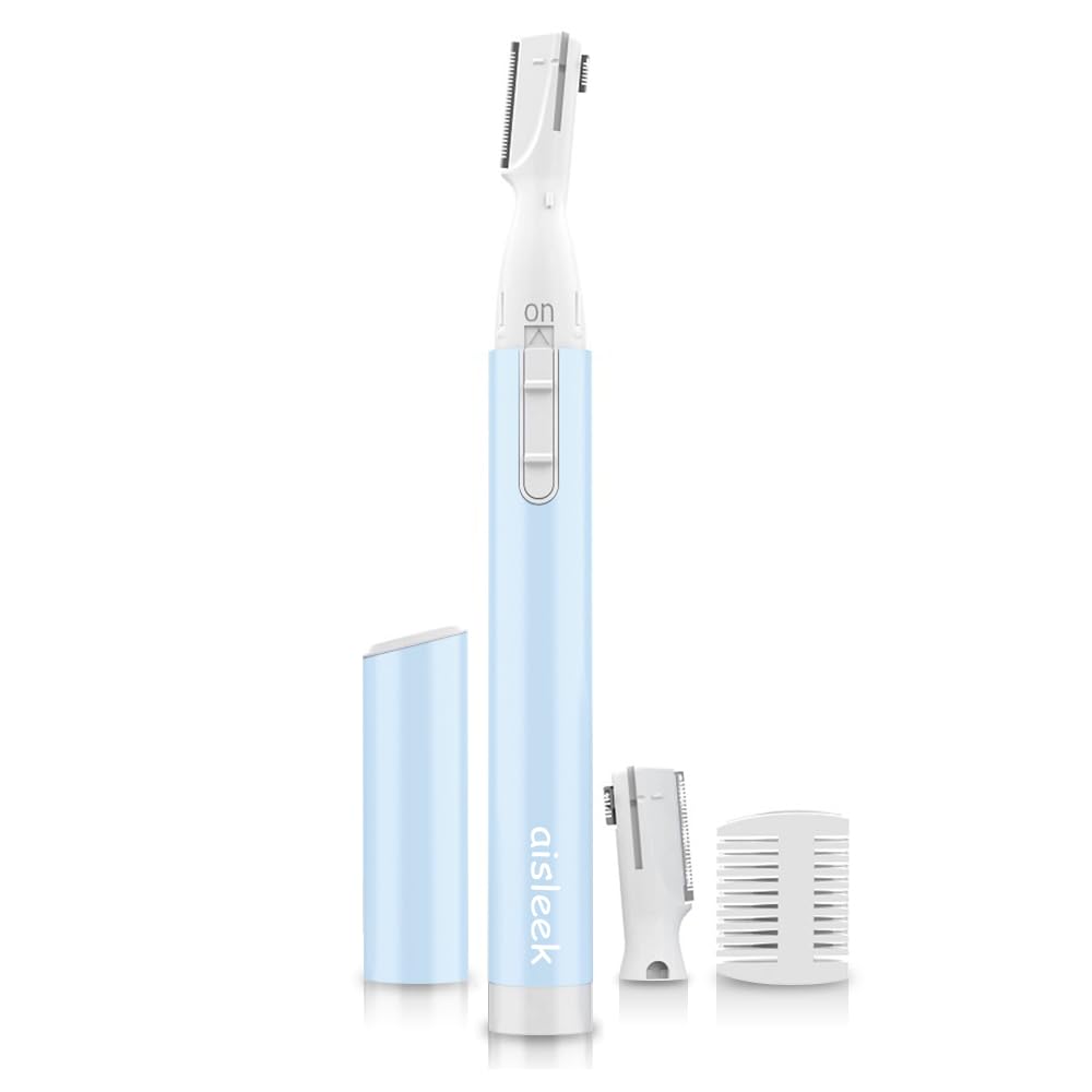 AISLEEK eyebrow trimmer full size detailer for precise shaping on the go.
