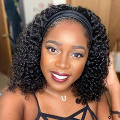 Aiterina headband wig front view highlights seamless integration with natural hairline for everyday confidence.