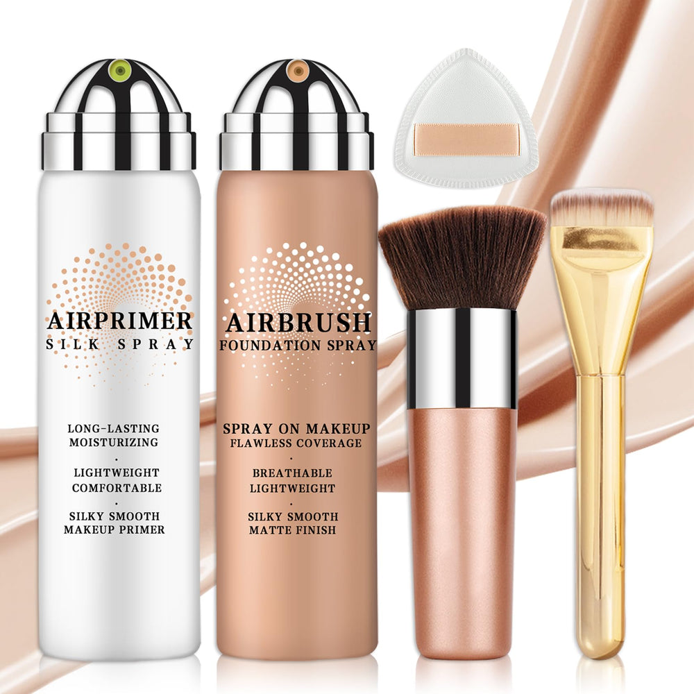 AIUEO airbrush foundation bottle silky mist provides natural coverage