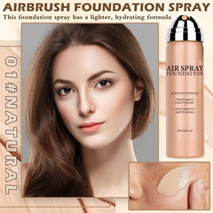 AIUEO Magic Minerals silky mist spray delivering even, lightweight coverage