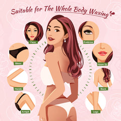 Ajoura Pink Rose wax beads deliver salon-like results at home with no strips.