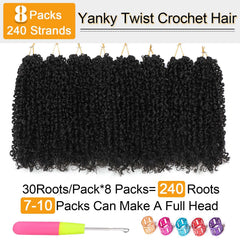 Aksice Boho crochet braids are lightweight for comfortable all-day wear.